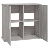 Aquarium Stand Grey Sonoma 81x36x73 cm Engineered Wood 833629