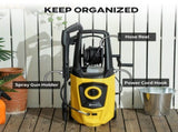 1800W High Pressure Washer, 150 Bar Pressure, 510 L/h Flow, High-Performance Portable Power Washer T3398P377620