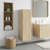 Wall-mounted Bathroom Cabinet Sonoma Oak 33 x 34.5 x 100 cm 890654