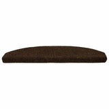 Self-adhesive Stair Mats 15 pcs Brown 80 x 24.5 x 3.5 cm 42038671
