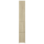 Bathroom Cabinet Sonoma Oak 25x26.5x170 cm Engineered Wood 808434