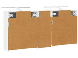 Bathroom Cabinet Set 3 pcs 100 x 10.5 x 60.5 cm Engineered wood 3403704