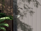 5.3 x 3.1ft Corrugated Steel Garden Shed - Light Grey T3398P315872