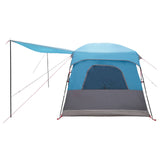 Family Tent with Roof Blue 320 x 210 x 180 cm Polyester 42028490