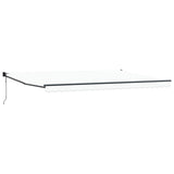 Awning White 500 x 300 cm Polyester and Metal 3331362