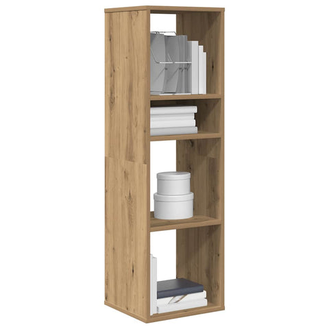 ZNTS Book Cabinet Artisan Oak 34x31x112 cm Engineered Wood 860291