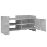 TV Cabinet Concrete Grey 80x35x40 cm Engineered Wood 848370