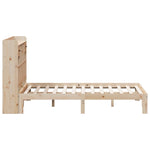 Bookcase Bed without Mattress 140x190cm Solid Wood Pine 3322593