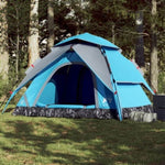 ZNTS Camping Tent Dome 5-Person Blue Quick Release 4004186