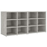 Shoe Cabinets 2 pcs Concrete Grey 52.5x30x50 cm 808693