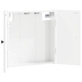 Dartboard Cabinet BREDA High Gloss White 52.5 x 10.5 x 53.5 cm 897549