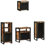 Bathroom Furniture Set 4 pcs Multicolour Solid Reclaimed Wood 3305657