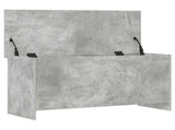 Storage Chest Concrete Grey 100 x 40 x 50 cm Engineered Wood 8011270