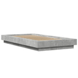 Bed Frame without Mattress Concrete Grey 90x190 cm Single 3281241