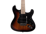 GST Stylish Electric Guitar Kit with Black Pickguard Sunset Color 63843971