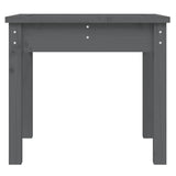 Garden Bench Grey Solid Pine Wood Standard Durable Garden Bench 823992