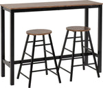 ZNTS Athens Breakfast Bar Set 400-401-194