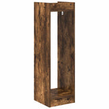 Plant Stand 2 pcs Smoked Oak 30 x 30 x 100 cm Engineered Wood 899571