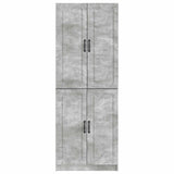 Cabinet Set 2 pcs Concrete Grey Engineered Wood 3416946