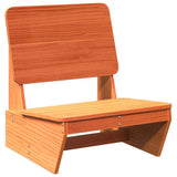Garden Chair Wax Brown 60x64x70.5 cm Solid Wood Pine 859309