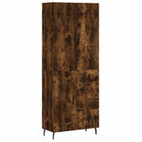 Highboard Smoked Oak 69.5x34x180 cm Engineered Wood 3195920