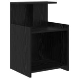 Bedside Cabinet 2 pcs Black Oak 40 x 35 x 60 cm Engineered Wood 875139