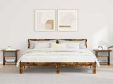 Bedside Table 2 pcs Smoked Oak 41 x 40 x 45 cm Engineered Wood 8000445