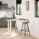 Bar Table Legs U-Shaped 2 pcs White 60x cm Steel 4013225