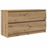 TV Cabinet Artisan Oak 100x35x54 cm Engineered Wood 861804