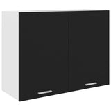 Hanging Cabinet Lyon Black 80x31x60 cm Engineered Wood 801277