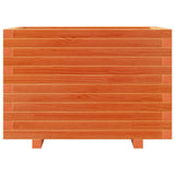 Garden Planter Wax Brown 70x40x49.5 cm Solid Wood Pine 3282551