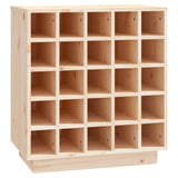 Wine Cabinet 55.5x34x61 cm Solid Wood Pine 821527