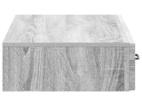 Wall-Mounted Side Table Grey Sonoma 87.5 x 34.5 x 17 cm 899351