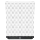 Planters 2 pcs White 30x30x37 cm Polypropylene 364183