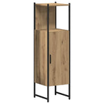 Bathroom Furniture Set with Door 4 pcs Brown 33 x 33 x 185.5 cm 3334428