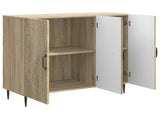 Sideboard Sonoma Oak 89 x 34.5 x 80 cm Engineered Wood 894877