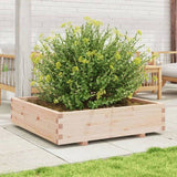 Garden Planter 100x100x26.5 cm Solid Wood Pine 847318