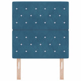 Headboard with Headboard Dark Blue 80 cm Faux Leather 3337744