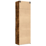 Storage Cabinet Smoked Oak 70x42.5x225 cm Engineered Wood 3281319