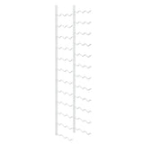 Wall Mounted Wine Rack for 36 Bottles White Iron 340887