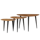 Coffee Table Set 3 Pieces Solid Acacia Wood 246062