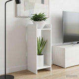 Plant Stand 2 pcs White 30 x 30 x 80 cm Engineered Wood 899579