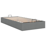 Ottoman Bed Frame without Mattress Dark Grey Single Fabric 3310917