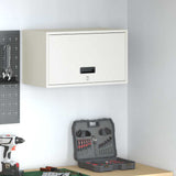 Wall Cabinet for Garage with Gas-lift Door White 883281
