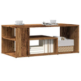 Coffee Table Old Wood 100x50x40 cm Engineered Wood 856556