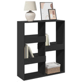 Book Cabinet/Room Divider Black 100x33x115 cm 854509