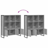 Book Cabinet 2 pcs Grey Sonoma 99.5 x 30 x 108 cm 3403025