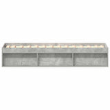 Bed Frame without Mattress Concrete Grey 75x190 cm Small Single Small Single 3203848