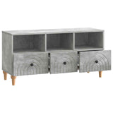 TV Cabinet Concrete Grey 102 x 34.5 x 50 cm Engineered Wood 894218