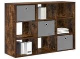 Sideboard with Drawer Smoked Oak 88.5 x 29 x 84.5 cm 8000488